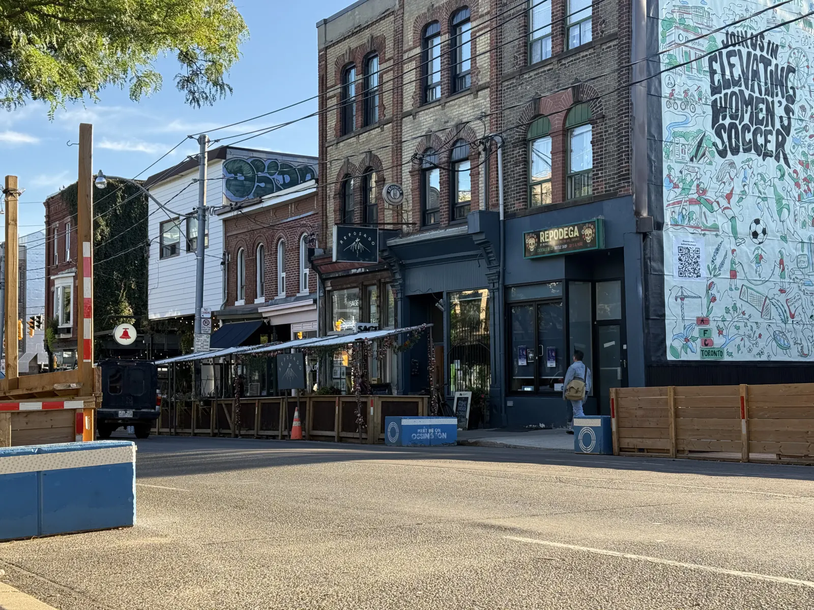 Sam James × Ossington scout photograph — across